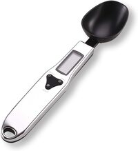 500g/0.1g Mini LCD Measure Digital Food Scale Lab Gram Electronic Measuring Spoons with Scale Kitchen Weight Scale for Portioning Milk Tea Flour Spices Coffee Seasoning