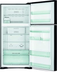 Hitachi 510 Ltr Top Mount Inverter Refrigerator, RV715PUK7KPSV, Pure Silver