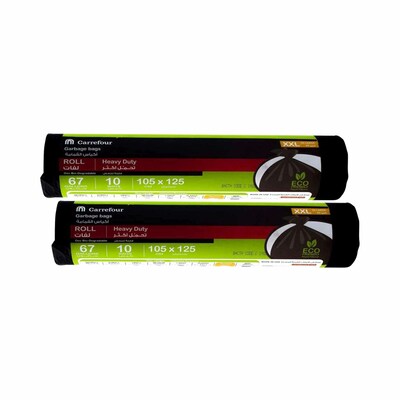 Buy Enviro Guard 60 Gallon Biodegradable Garbage Bag XL Black 20 Garbage  Bags Online - Shop Cleaning & Household on Carrefour UAE