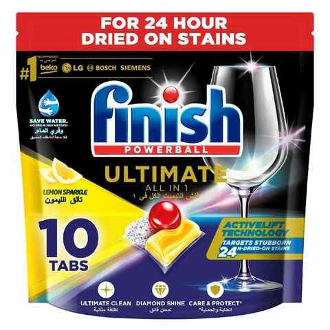 Finish Powerball Quantum Ultimate Dishwasher 10 Tablets