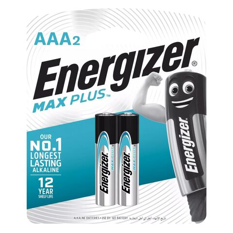 Energizer Max Plus AAA2 Alkaline Battery 2 Piece