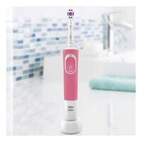 Oral B Vitality 200 Electric Rechargeable Toothbrush With Travel Case Pink