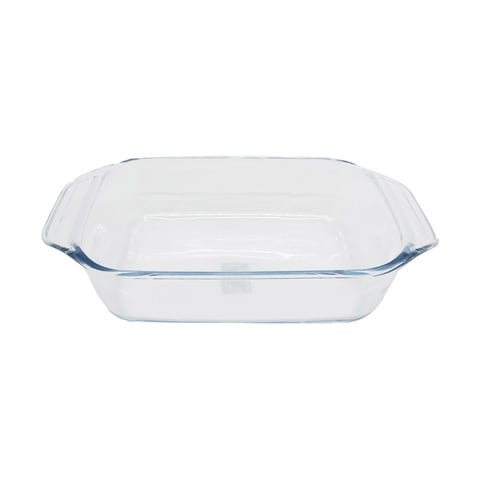 Pyrex Optimum Glass Rectangular Roaster Clear 1.4L