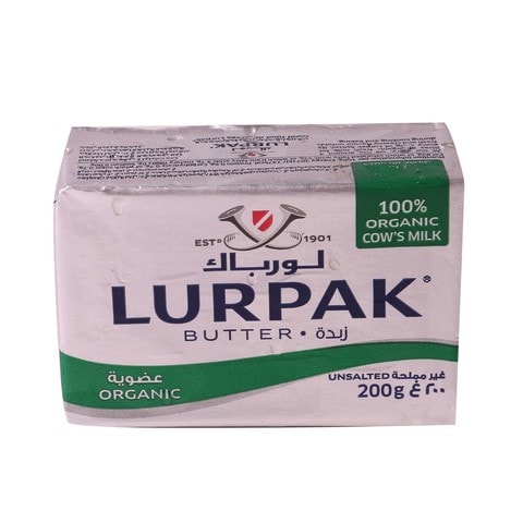 Lurpak Organic Butter Unsalted 200G