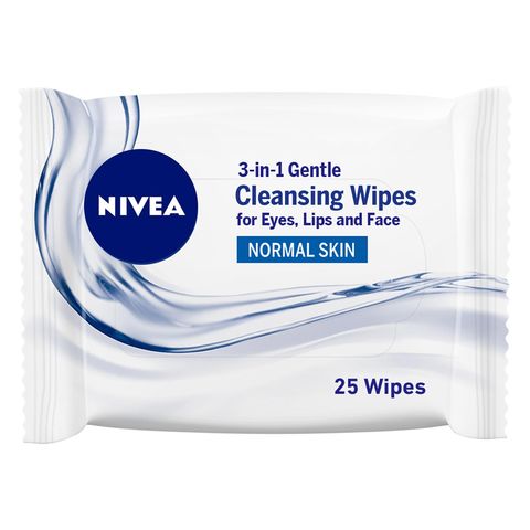 Nivea Face Wipes 3-in-1 Refreshing Cleansing Normal Skin 25 Wipes