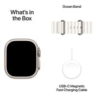 Apple Ultra 2 LTE 49mm Titanium White Ocean Band