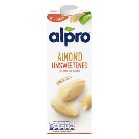 Alpro Unsweetened Almond Drink 1L