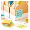 Post-it Super Sticky Notes Miami Collection 675-4SSMIA. 4 x 4 in (101 mm x 101 mm), 90 sheets/pad, 4 pads/Pack. Lined