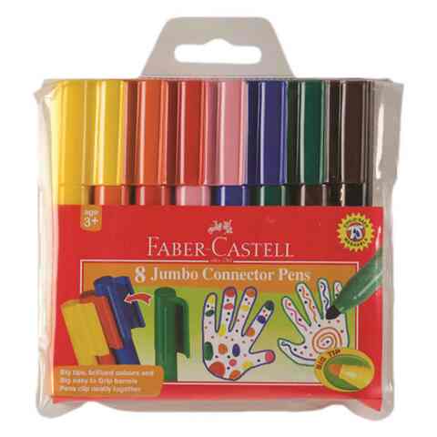 فيبر -كاستل أقلام ملونة جامبو 8 قطعة