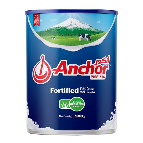 Buy Anchor Fortified Full Cream Milk Powder 900g in Saudi Arabia