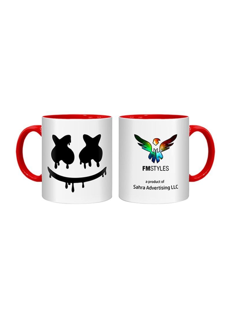 Buy Fmstyles Marshmello Face Printed Mug Multicolour 10ounce Online Shop Home Garden On Carrefour Uae