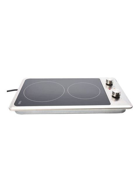 Twin electric outlet hob