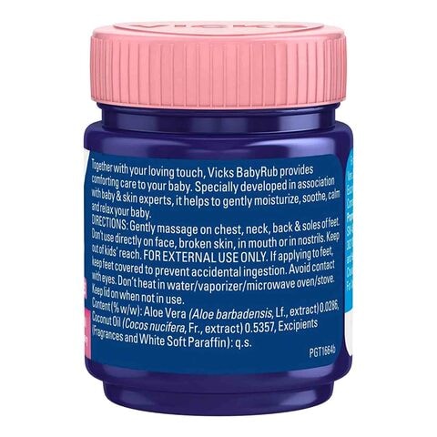 Vicks babyrub store soothing vapor ointment