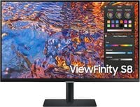 Samsung ViewFinity 32 Inch IPS 4K UHD Monitor With USB Type-C, Display Port, HDMI, RJ-45, Height Adjustable -LS32B800PXMXUE