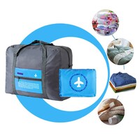Aiwanto Foldable Travel Duffel Bag for Women and Men Tote Travel Bag Gym Bag Carry Bag Luggage Bag(Blue)