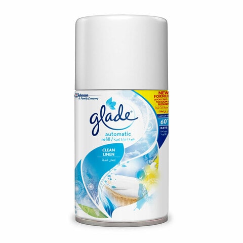 Glade automatic spray refill air freshener clean linen 269 ml