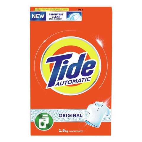 Buy Tide Laundry Detergent Powder With Original Scent 1.5kg in UAE