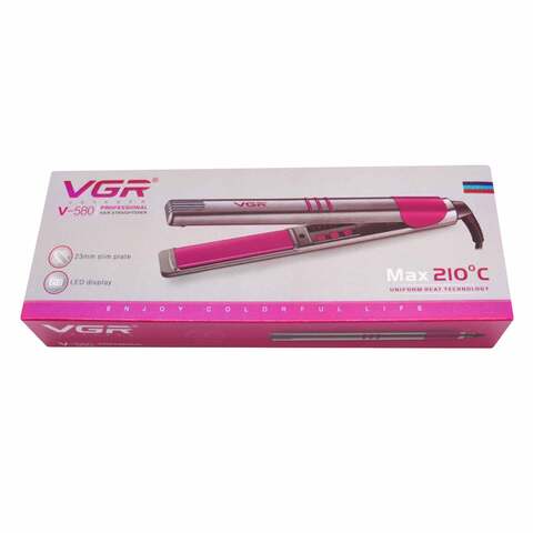 VGR V-580 Hair Straightener 5-Gear Temperature Adjustment With Ceramic Plates