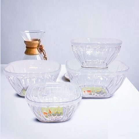 Bowl deals set glass