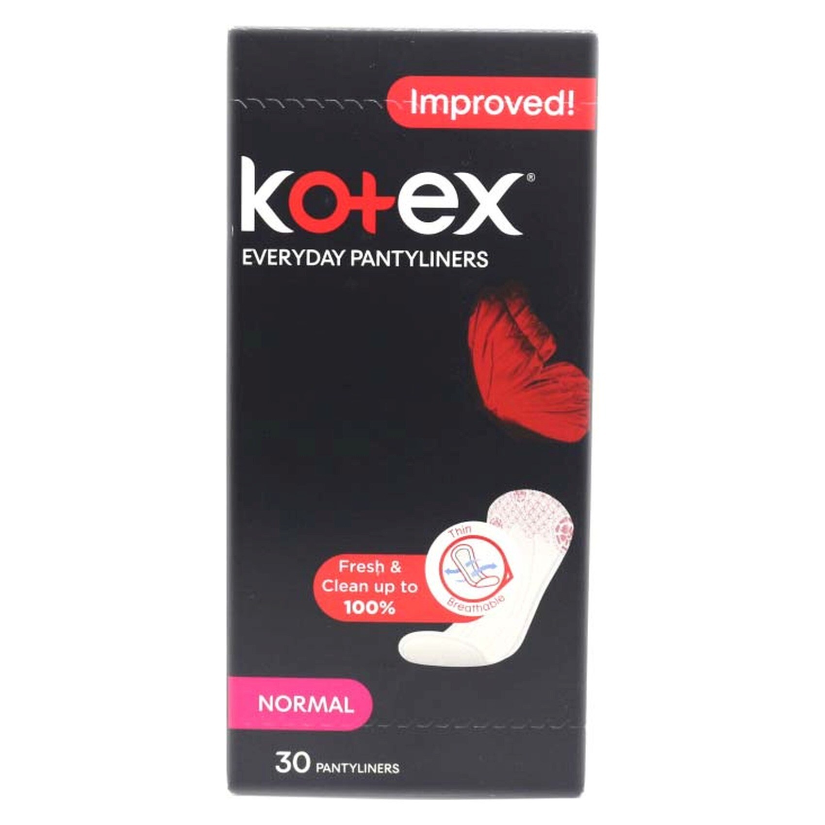 Buy Kotex Everyday Pantyliners Normal 30pieces Online Shop Beauty Personal Care On Carrefour Uae