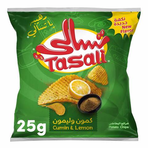 Buy Tasali Cumin  Lemon Chips 25g in Saudi Arabia
