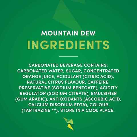 Mountain Dew Carbonated Soft Drink 330ml