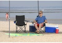 Generic Foldable Beach Chair Or Garden 3659 Black