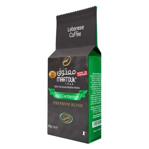 Maatouk Coffee Private Blend With Cardamom 200 Gram