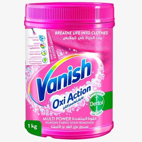 Buy Vanish Laundry Stain Remover Oxi Action Powder for Colors  Whites, 1Kg in Kuwait