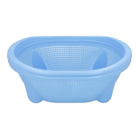 Plastic Basket Light Blue