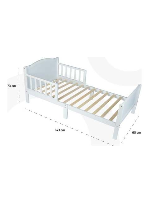 Moon Wooden Toddler Bed, 143X73X60 cm 3 To 12 Years