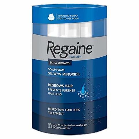 Regaine for Men Foam 5% Minoxidil 3 x 73ml