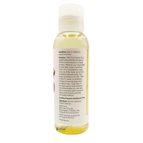 Now Solutions Castor Oil Clear 118ml