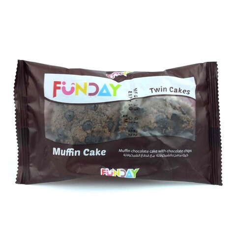 Buy Funday Muffin Cake with Chocolate - 2 Pieces in Egypt