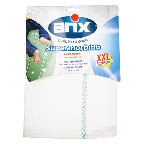 Arix Supermorbido Extra-Soft Floor Cloth XXL 3-1169 White 50x65cm