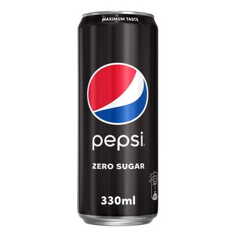 Buy Pepsi Zero Carbonated Soft Drink Zero Calories and No Sugar Cans ...