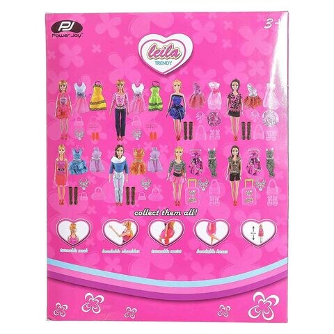 Power Joy Leila Trendy Fashion Doll Playset Multicolour 30.5cm