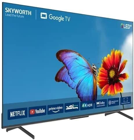 Skyworth 50 Inch QLED TV 4K UHD Smart Google TV, 50SUE9520
