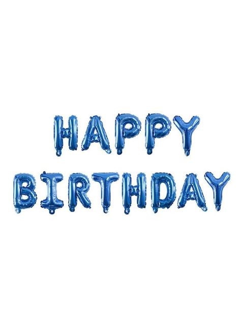 Goldedge - Happy Birthday Foil Balloon Set