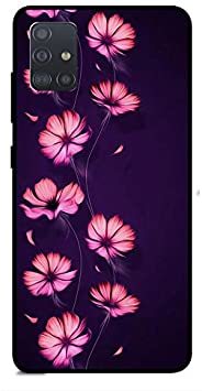 Theodor - Samsung Galaxy A71 Case Cover Smotth Flower Flexible Silicone Cover