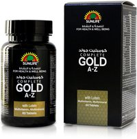 SUNLIFE COMPLETE GOLD A-Z WITH LUTEIN MULTIVITAMIN, MULTIMINERAL TABLETS 60S