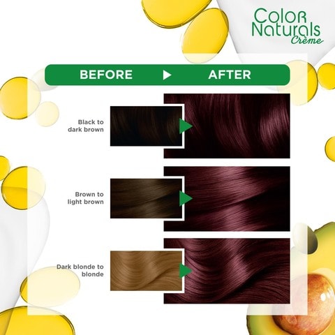 Garnier Colour Naturals Cream Nourishing Permanent Hair Colour 4.6 Burgundy 110ml