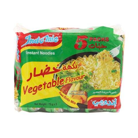 Indomie Instant Noodles Vegetable Flavor 75gx5&#39;s