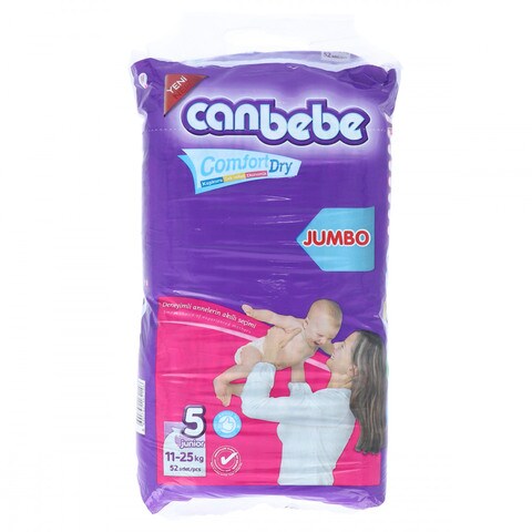 5 Canbebe Jumbo 11-25kg 52 Diapers