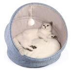 اشتري 2-in-1 Cat Bed And Cat Cave for Indoor Cats Machine Washable Pet Bed في الامارات