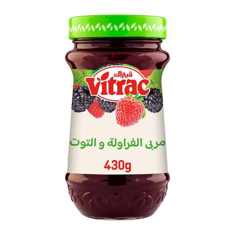 Vitrac Mix Strawberry and Raspberry Jam - 430 gram