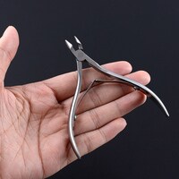 Generic-Nail Cuticle Scissor Dead Skin Remover Stainless Steel Nail Clipper Nipper Toe Finger Nail Cuticle Cutter Nail Art Manicure Tool