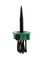 Generic - Automatic 360 Degree Multi Head Lawn Sprinkler Black/Green 10 x 9centimeter