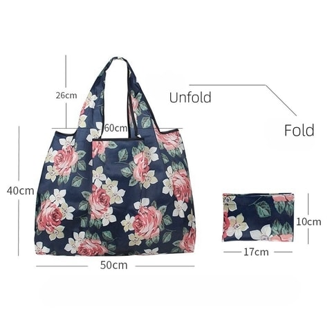 Nylon foldable discount reusable shopping bags