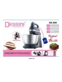 Dessini Swing Mixer With Stand And Bowl 650W White/Silver